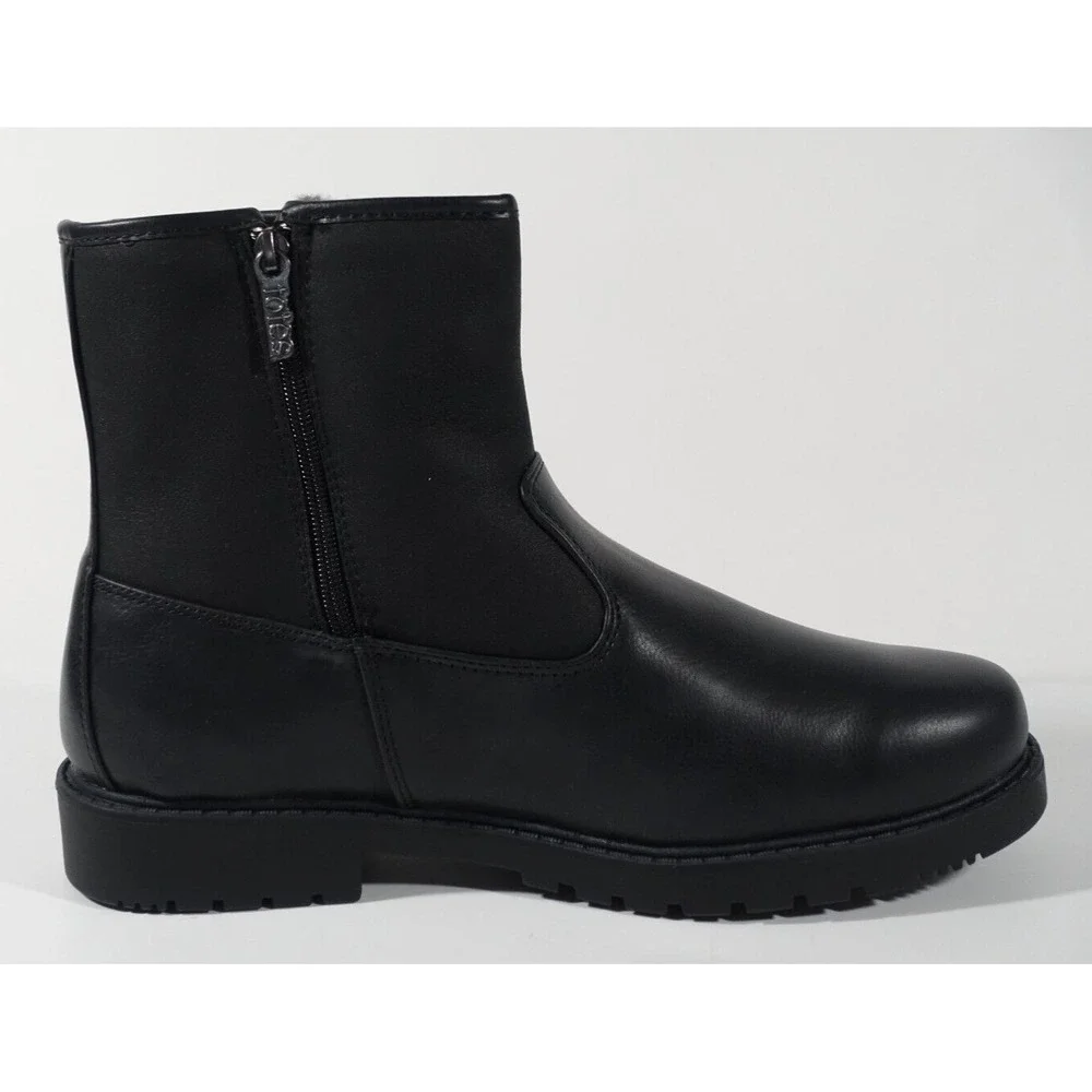 Totes Men Commuter Boots Size 13 M Black Waterproof Inside Zipper Thermolite